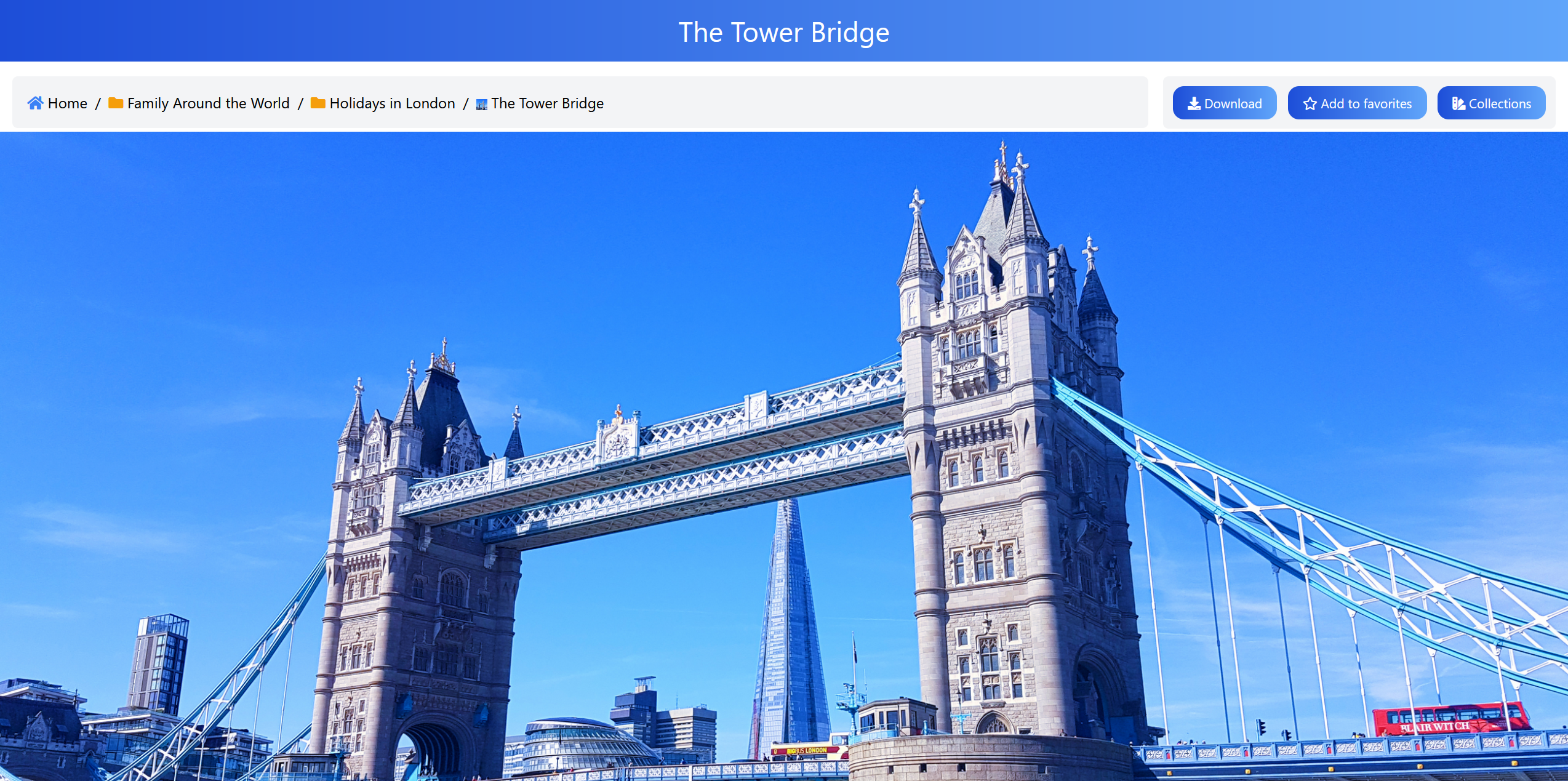 The Tower Bridge (London)